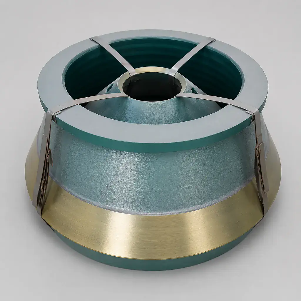 Cone Crusher Wear Parts Mn13Cr2 / Mn18Cr2